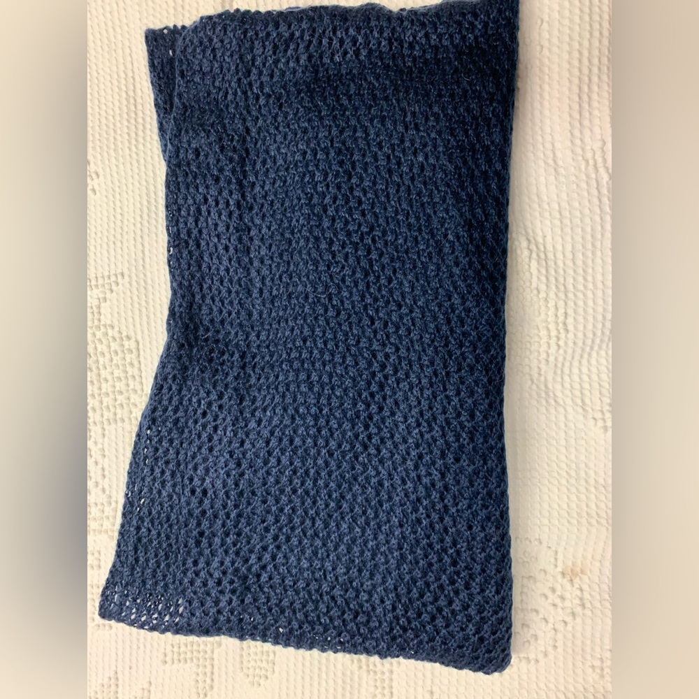 Garage Navy Blue Circle Scarf